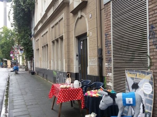 Unser Goldesel beim „Tag des guten Lebens 2014  in Köln –Ehrenfeld“