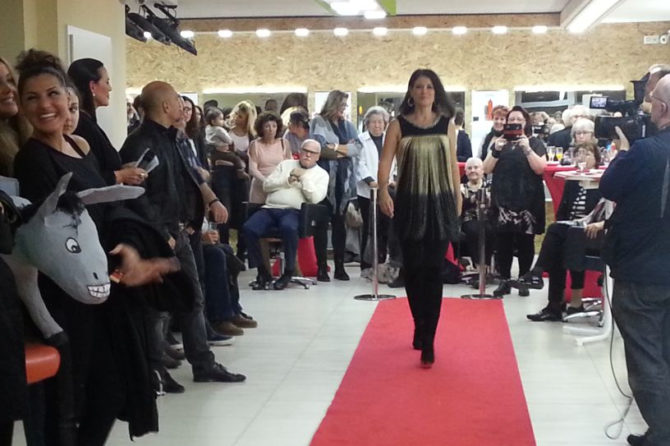 Unser Goldesel bei der Longericher Fashion Night